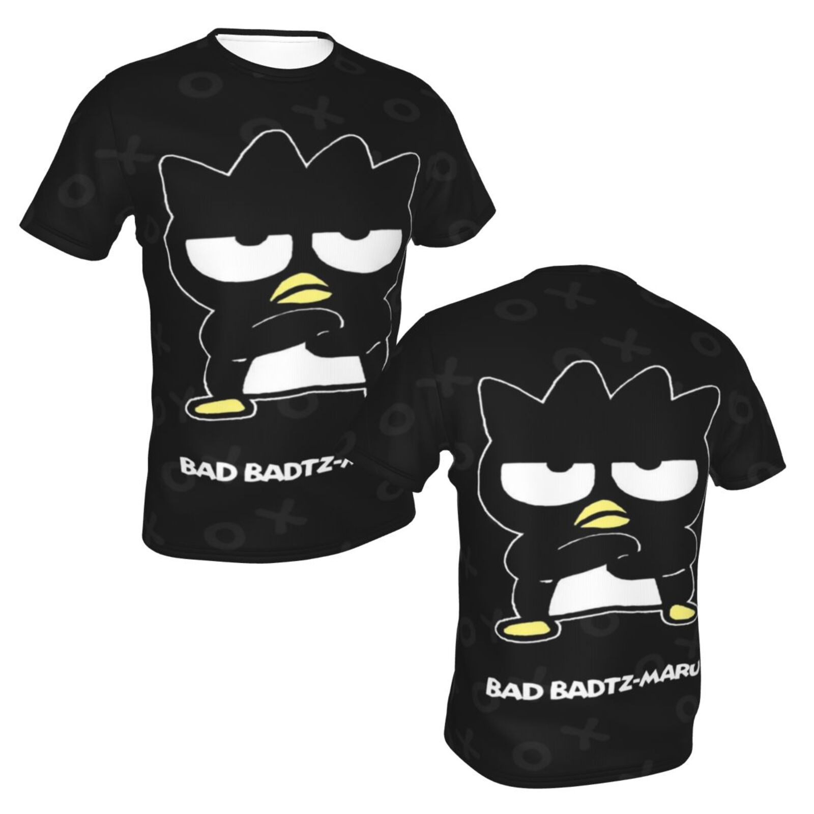 Unisex Badtz Maru T Shirts 3D Printed Short Sleeve Shirts Casual Graphics Tees For Adult Men Women